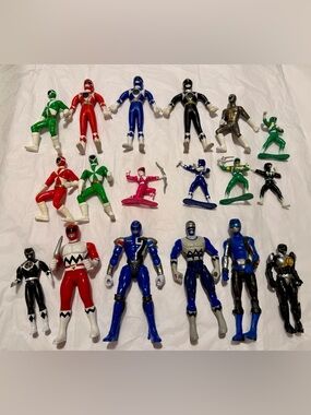Vintage Power Rangers action figure lot
